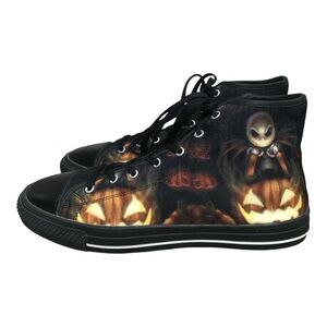 The Nightmare before Christmas high top Jack Skellimgton shoes. SZ. Unisex 10
